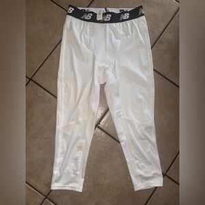 New Balance White Men's compression pants